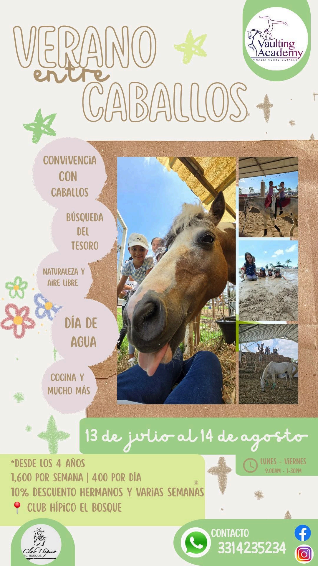 Instalaciones y actividades de Vaulting Academy en León, Guanajuato