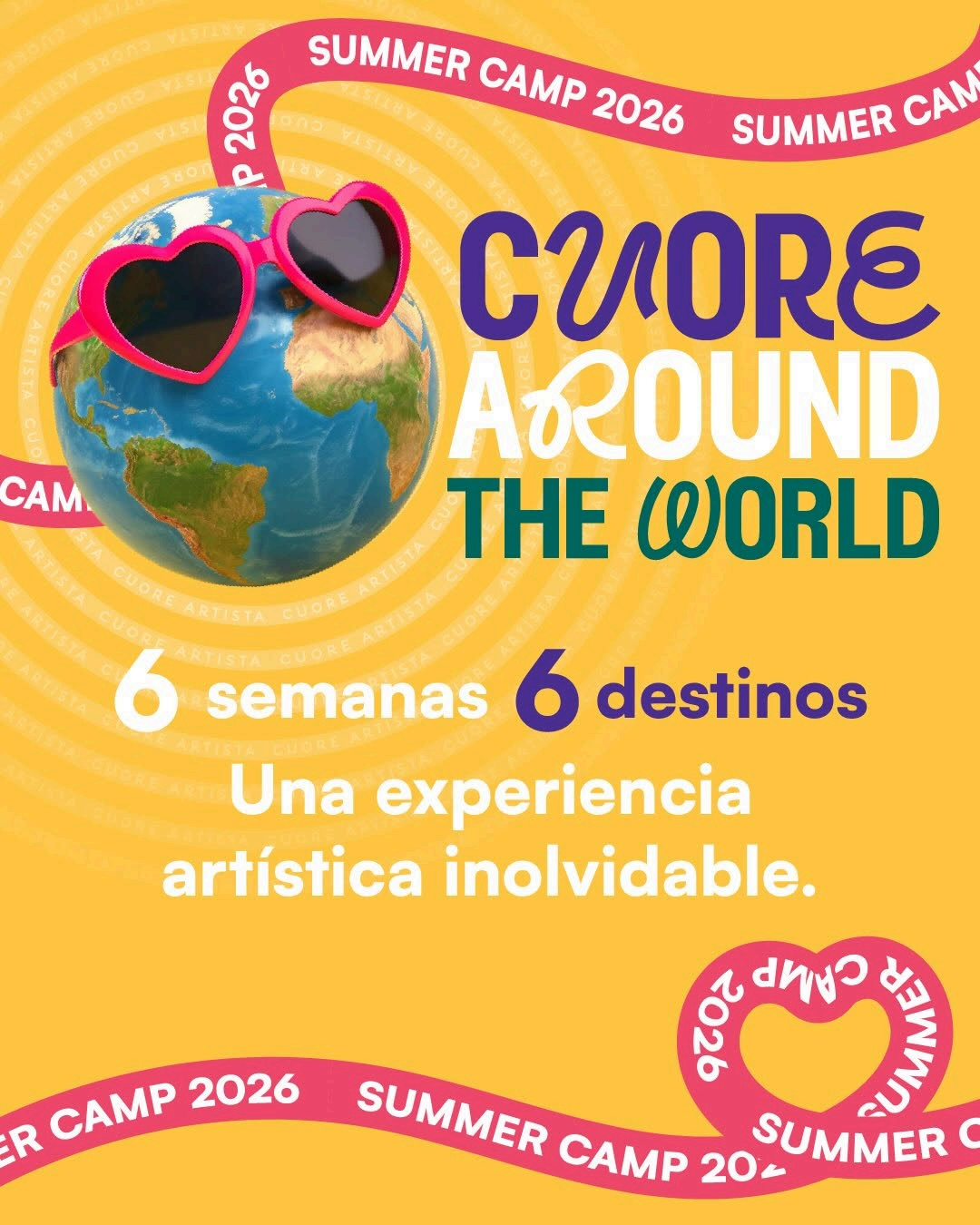Instalaciones y actividades de Cuore Artista en León, Guanajuato