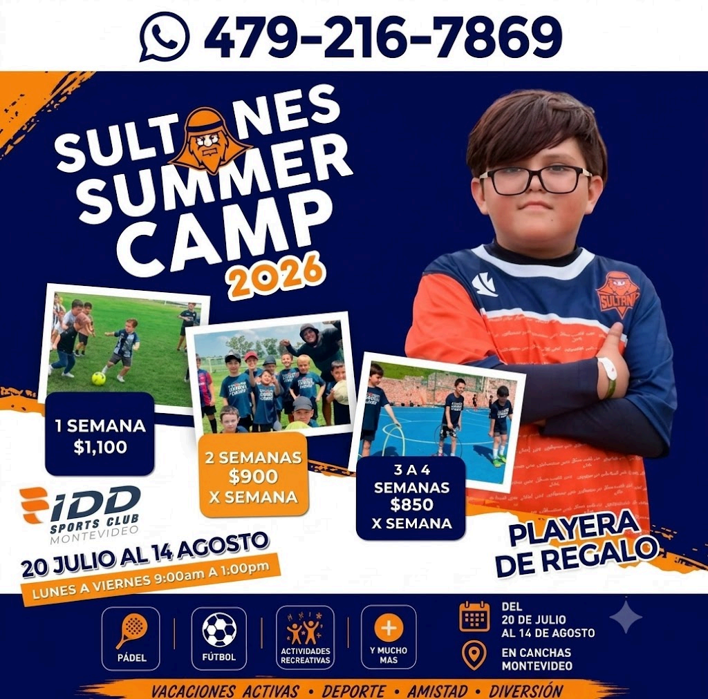 Instalaciones y actividades de Sultanes Summer Camp 2026 en León, Guanajuato