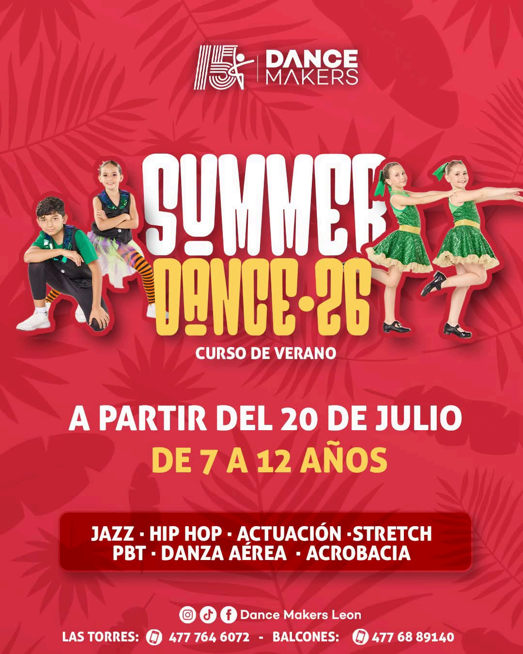 Instalaciones y actividades de Dance Makers en León, Guanajuato